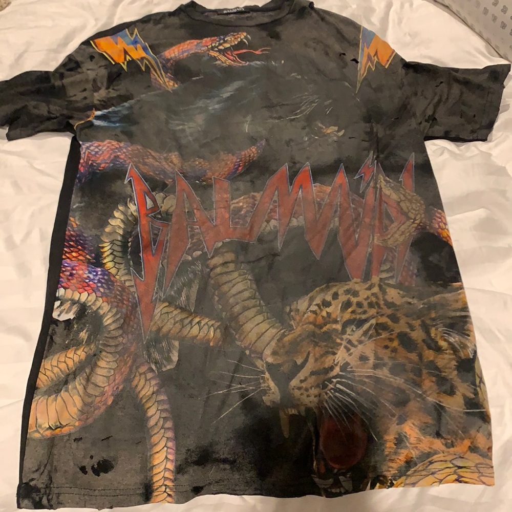 Balmain graphic tee